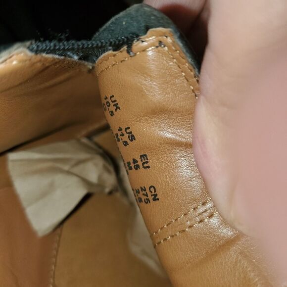 Clarks Leather Black Loafers Size 11.5 - Picture 10 of 10